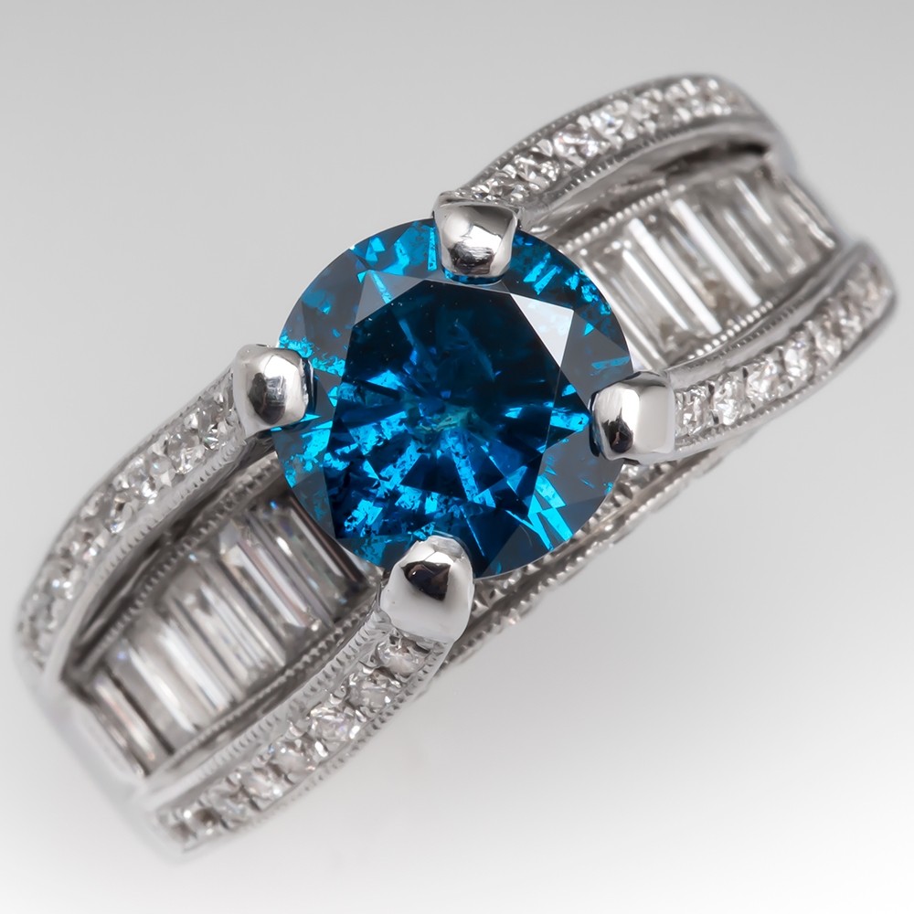 Blue diamonds, the rarest of rare