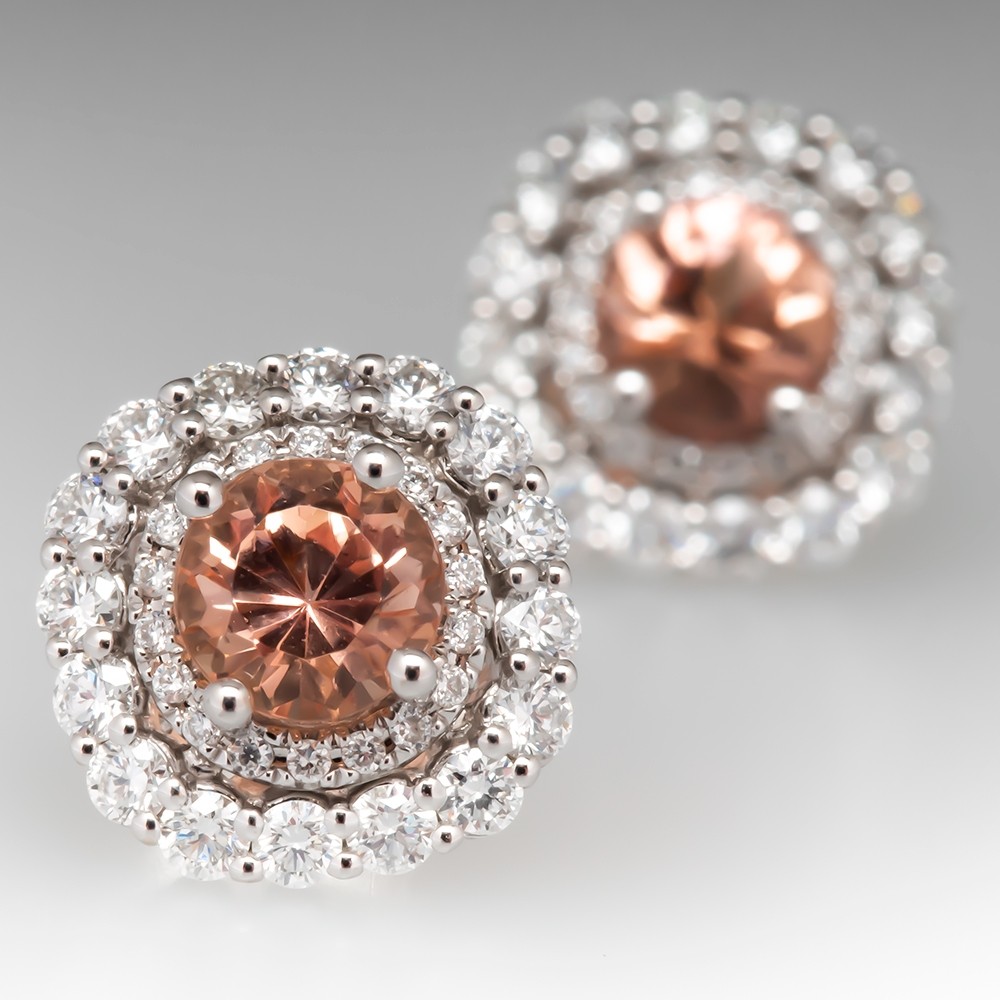 imperial topaz earrings