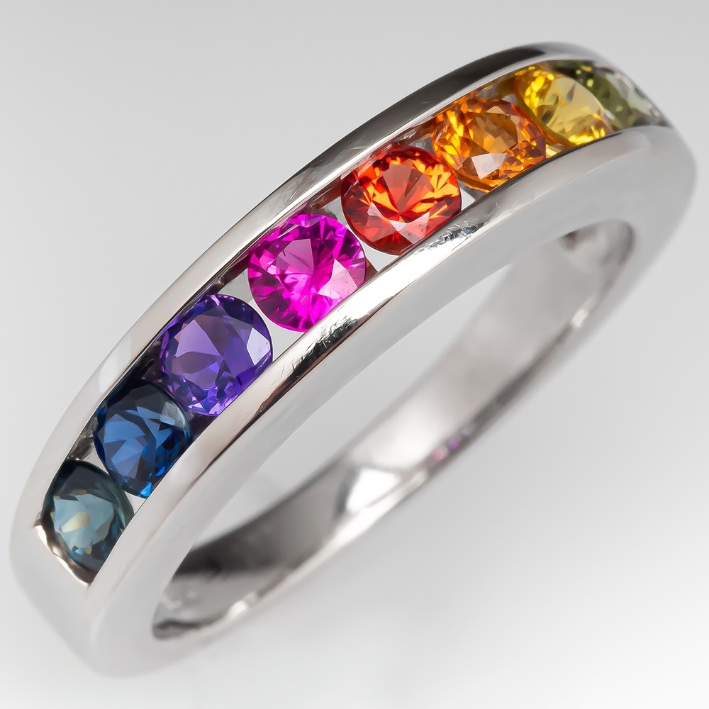 rainbow gem ring