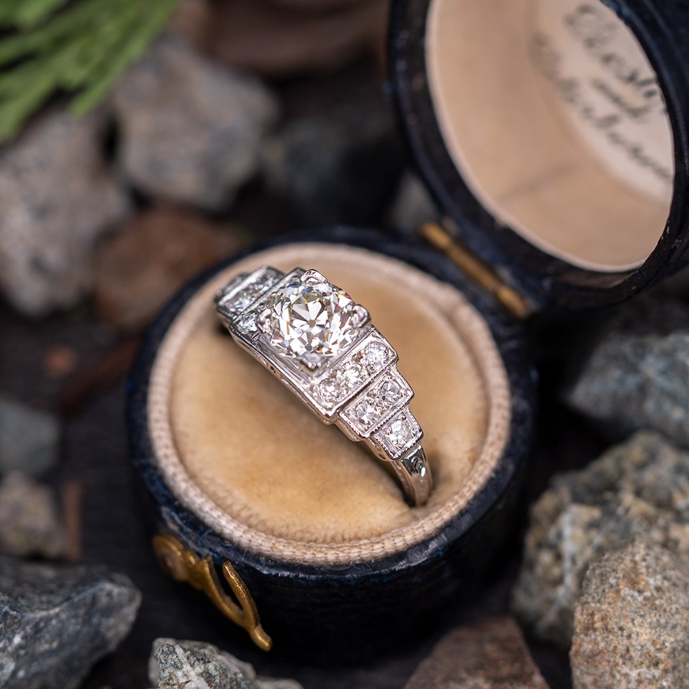 Art Deco Diamond Ring Flash Sales, 50% OFF | campingcanyelles.com