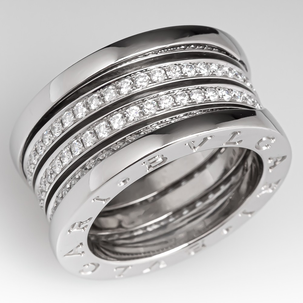 bvlgari rings with diamonds