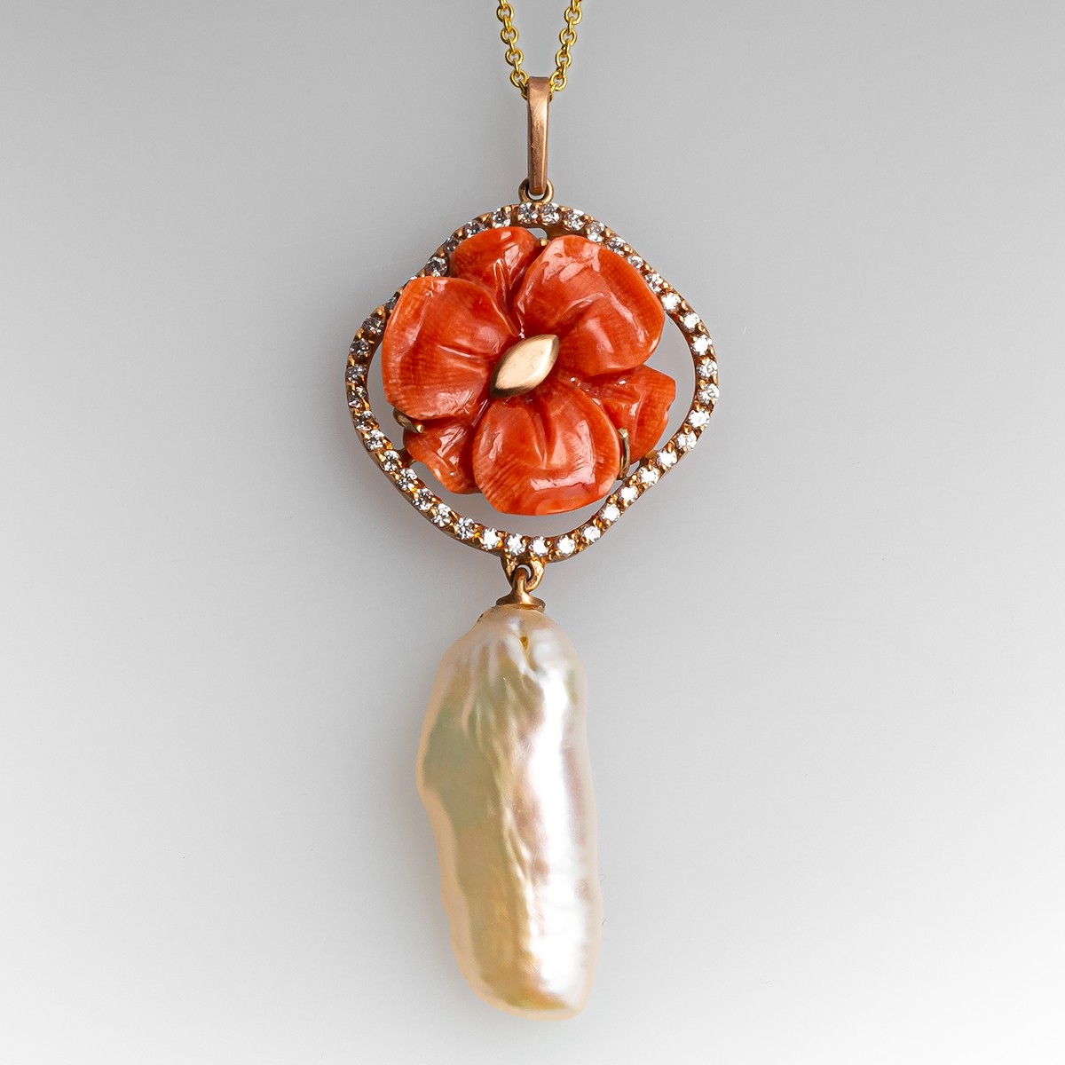 Lovely Coral Pendant