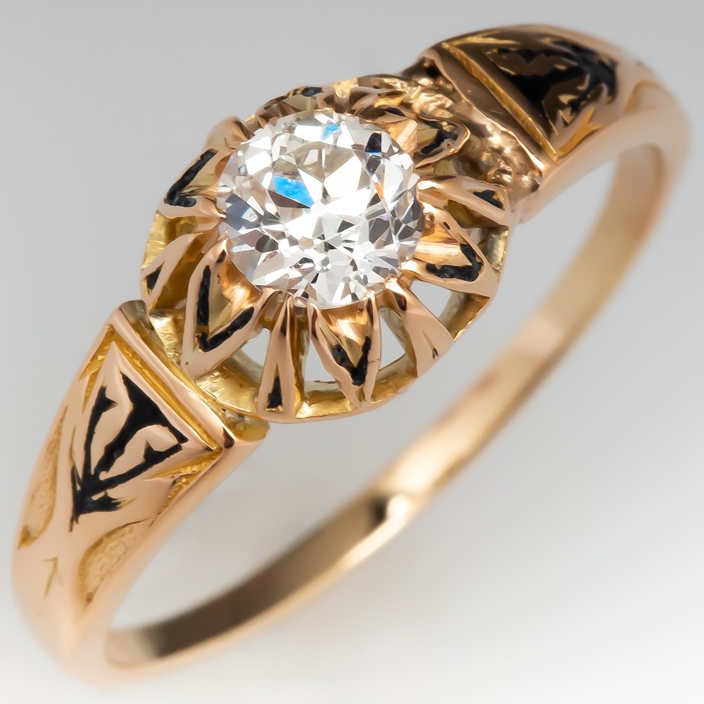 victorian era engagement rings antique