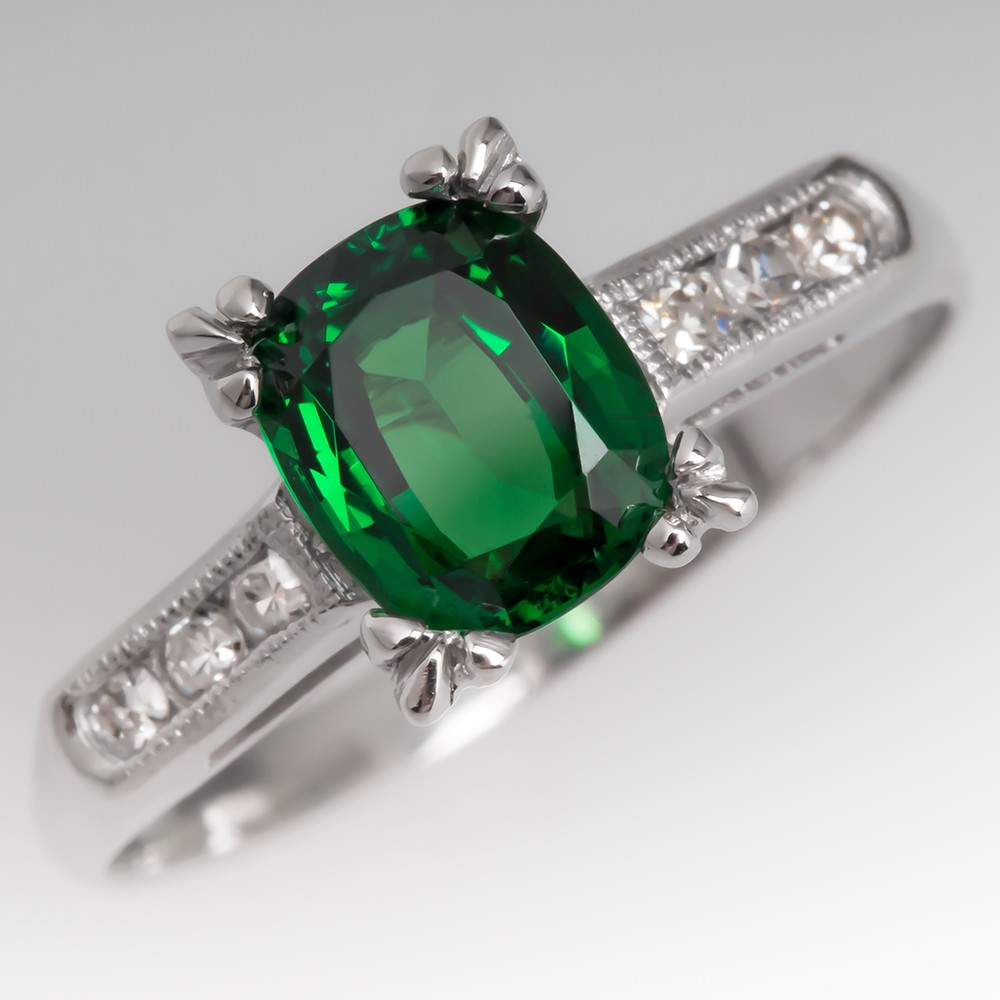 tsavorite garnet ring tiffany