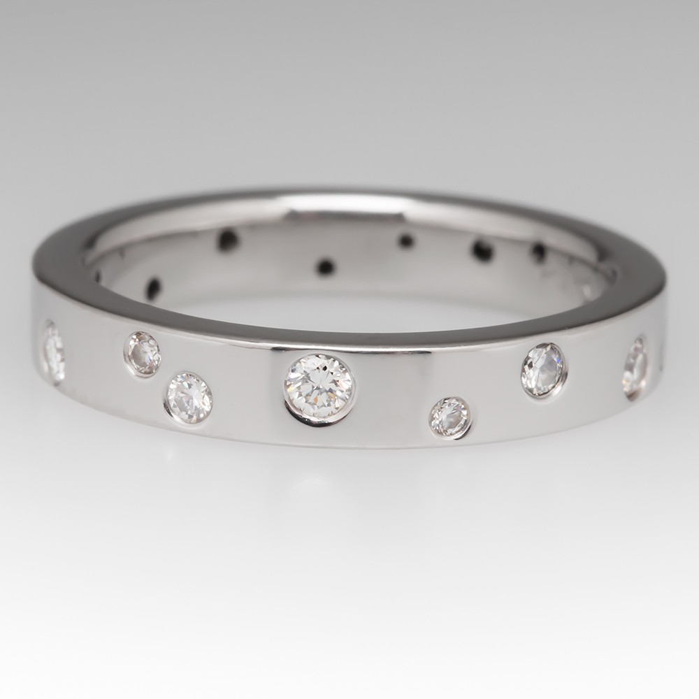 diamond inset band