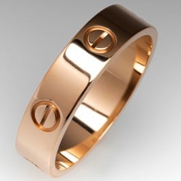 Cartier Love Ring 18K Pink Gold Size 64 