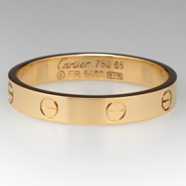 cartier love ring band width