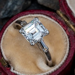 cartier engagement rings emerald cut