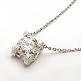 cartier diamond pendant necklace